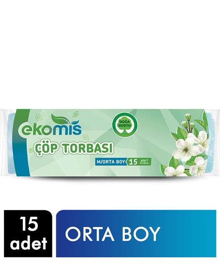 Picture of Ekomis Çöp Torbası Orta Boy 15'li