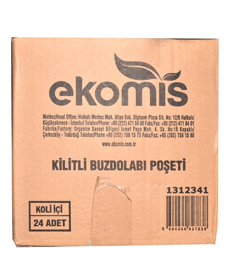 Picture of Ekomis Kilitli Buzdolabı Poşeti Küçük Boy 12'li