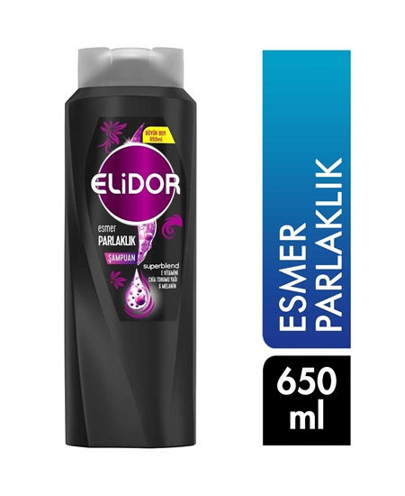 Picture of Elidor Şampuan 650 ml Esmer Parlaklık