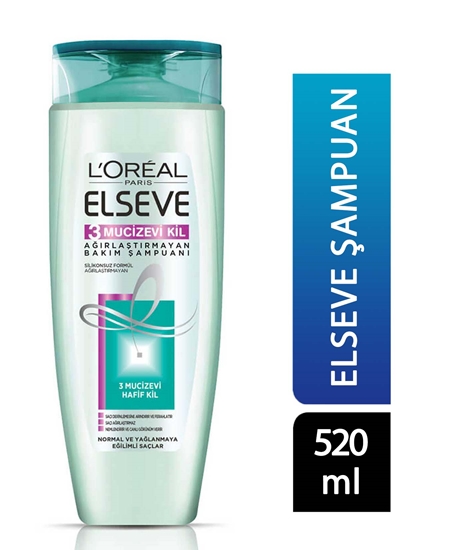 Picture of Elseve Shampoo 520 Ml  - Miraculous Clay