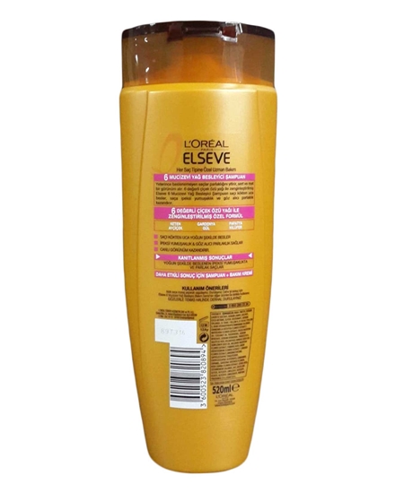 Picture of Elseve Shampoo 520 Ml  - 6 Miraculous Oil