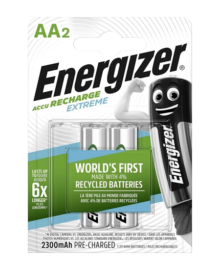 Picture of Energizer Extreme Şarj Edilebilir Kalem Pil 2'li Kart 2300 mAH AA