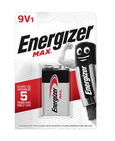 Picture of Energizer Max Alkaline 9 Volt Pil Tekli 6LR61