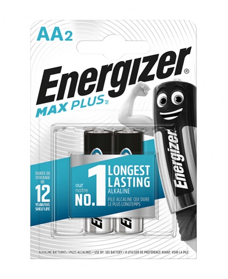 Picture of Energizer Max Plus Alkali Kalem Pil 2'li Kart AA 1.5 Volt