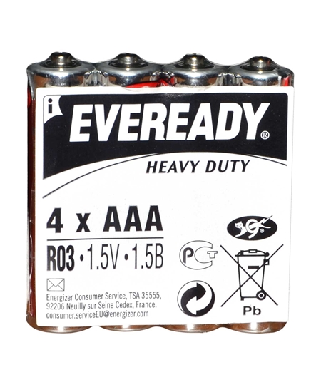 Picture of Eveready AAA 4'lü Poşet İnce Kalem Pil