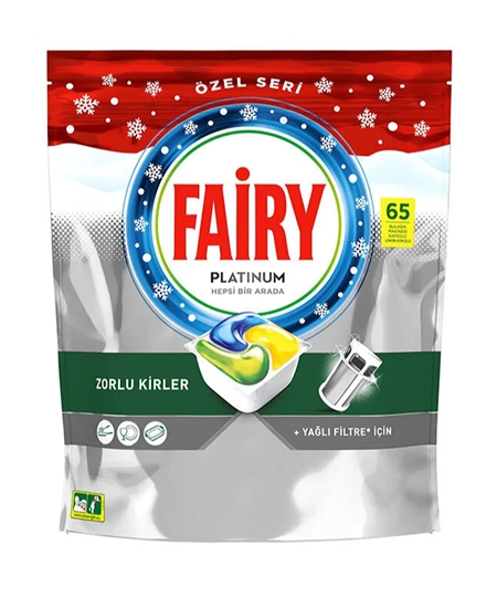 Picture of Fairy Platinum Dishwasher Detergent Capsule 65 Wash X 3's Case Special Edition