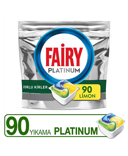 Picture of Fairy Dishwasher Detergent Capsule Platinum 90's*2 Lemon