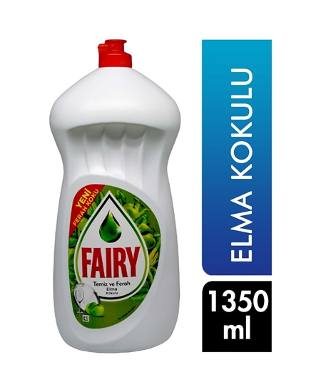 Picture of Fairy Liquid Dishwashing Detergent 1350 ml Apple