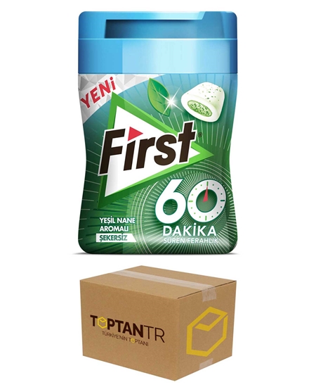 Picture of First 60 Dakika Sakız 64 g X 6'lı Paket Yeşil Nane Aromalı