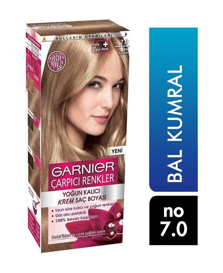 Picture of  Garnier Hair Dye Striking Colors Honey Auburn No: 7.0