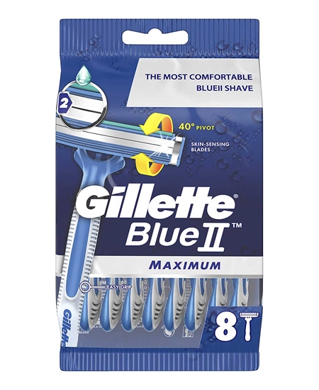 Picture of Gillette Blue 2 Maximum Razor Blade 8's Pack