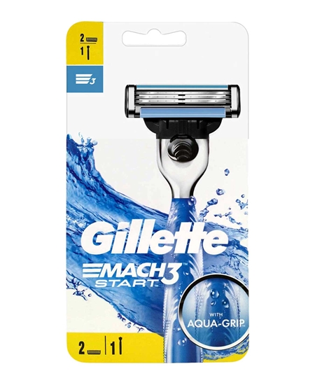 Picture of Gillette Mach3 Shaving Razor 2 Up Start 