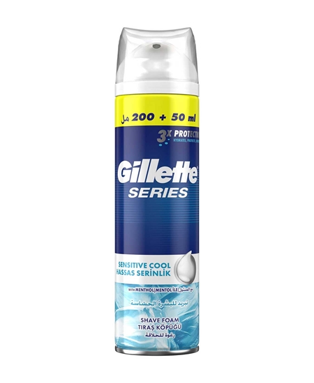 Picture of Gillette Series Shaving Foam 200+50 ml Sensitive Fresh