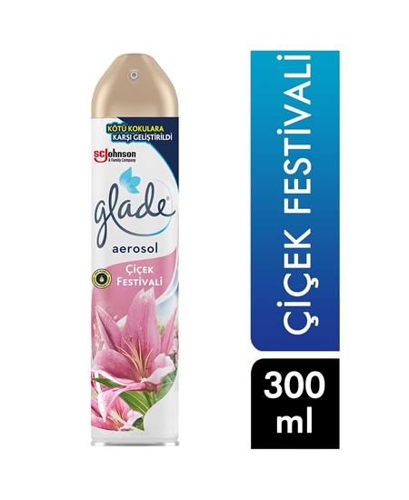 Picture of Glade Aerosol Air Freshener 300 Ml - Flower Festival