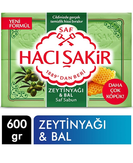 Picture of HACIŞAKİR SABUN 600 GR*15 Zeytinyağı-Bal