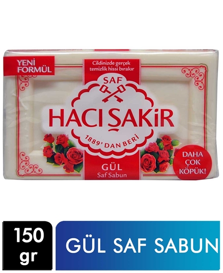 Picture of P-Hacı Şakir Banyo Sabunu 150 gr Gül