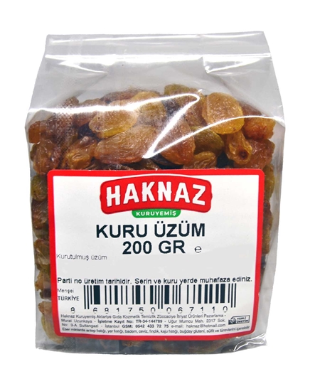 Picture of Haknaz Kuru Üzüm 200 gr