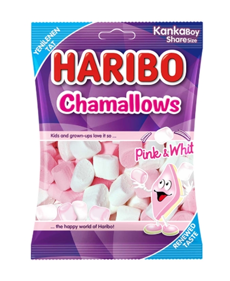 Picture of Haribo Marshmallow 70 Gr Chamallows Pink&White