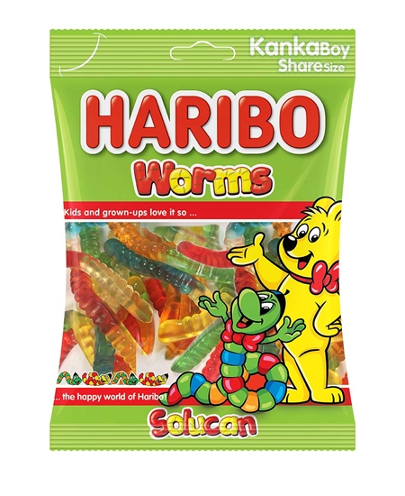 Picture of Haribo Jelly Bean 80 Gr Warms