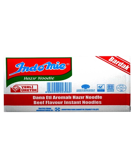 Picture of İndomie Dana Eti Çeşnili Noodle 60 g X 24'lü Koli