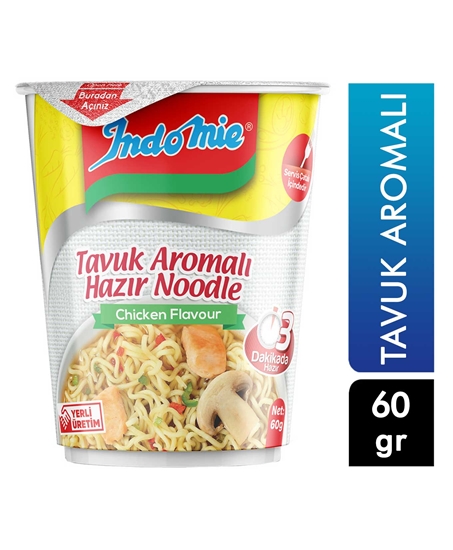 Picture of İndomie Tavuk Çeşnili Noodle 60 g X 24'lü Koli