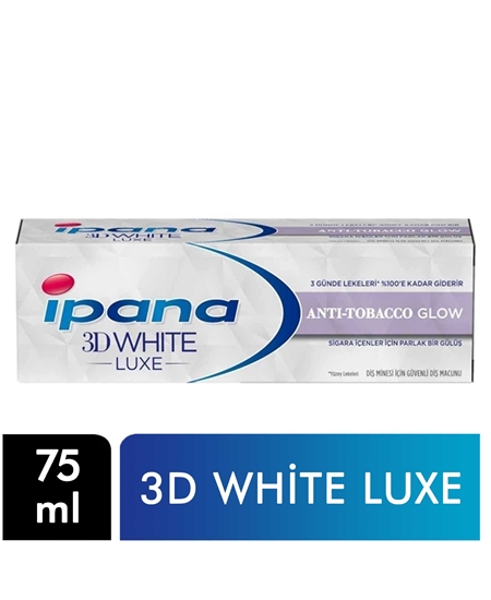 Picture of İpana 3D Luxe Anti-Tobacco Glow Sigaraya Karşı Beyazlatıcı Diş Macunu 75 ml