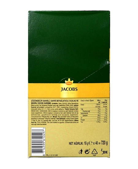 Picture of Jacobs Gold 3'ü 1 Arada Kahve 40'lı Paket