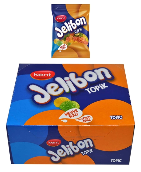 Picture of Jelibon Yumuşak Şekerleme 40 gr X 16'lı Paket Topik Karışık Meyve Aromalı