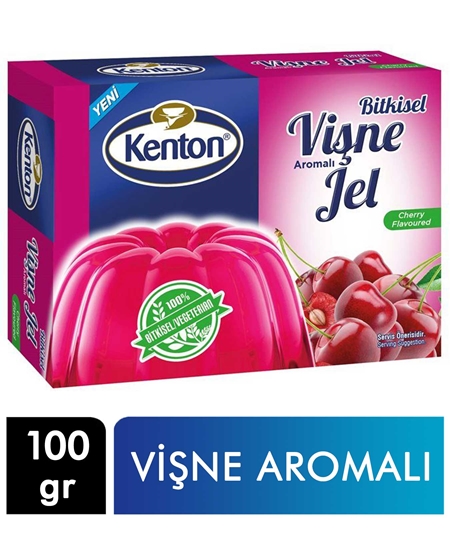 Picture of Kenton Bitkisel Jel 100 g X 12'li Koli Vişne Aromalı