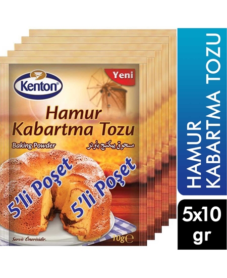 Picture of Kenton Hamur Kabartma Tozu 10 g X 5'li Paket X 45'li Koli