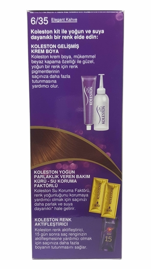 Picture of P-Koleston Kit Saç Boyası elegant kahve  6 35