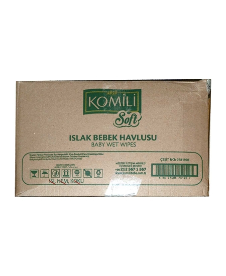 Picture of Komili Soft Bebek Islak Mendil 70'li Paket