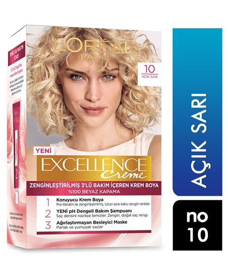 Picture of Loreal Excellence Set Saç Boyası Açık Sarı No: 10