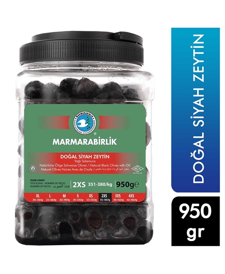 Picture of Marmara Birlik Pet Şişe Elit Doğal Siyah Zeytin 950  gr