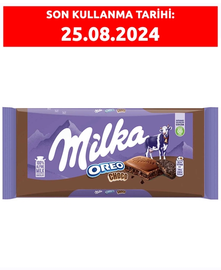 Picture of Milka Oreo Choco Bisküvili Çikolata 100 gr