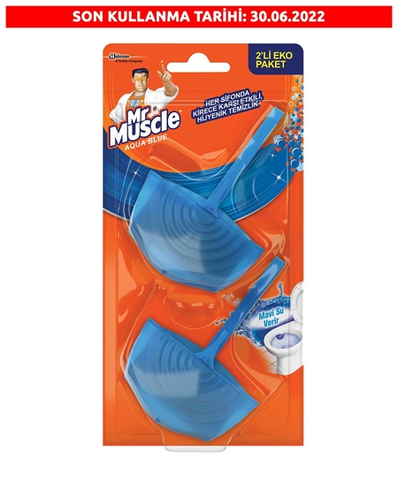 Picture of Mr Muscle Tuvalet Bloğu Aqua Blue 2'li