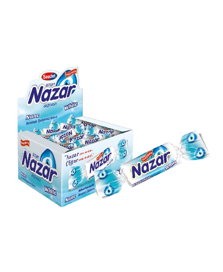 Picture of Nazar Sakız 100'lü Paket White Nane Aromalı Şekersiz