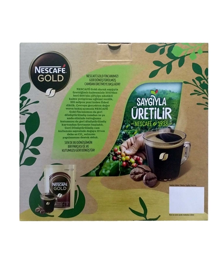 Picture of Nescafe Gold Kahve Eko Paket 150 gr + Kupa Bardak Hediye