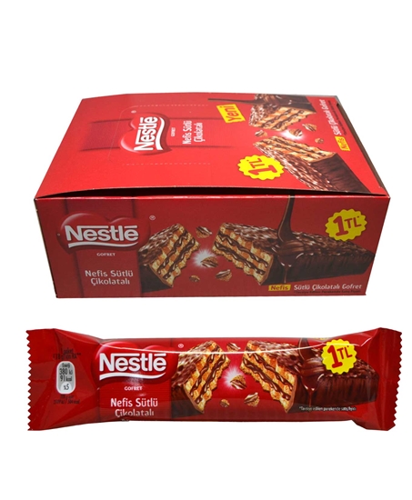 Nestle,Nestle Classic Sütlü Çikolatalı Çıtır Gofret 18 gr,çikolata,atıştırmalık ürünler,atıştırmalık,aburcubur,aburcubur çeşitleri,çikolata çıtır çikolata,sütlü çikolata,nestle çikolata fiyatları,toptan satın al,toptantr,toptan mağazacılık