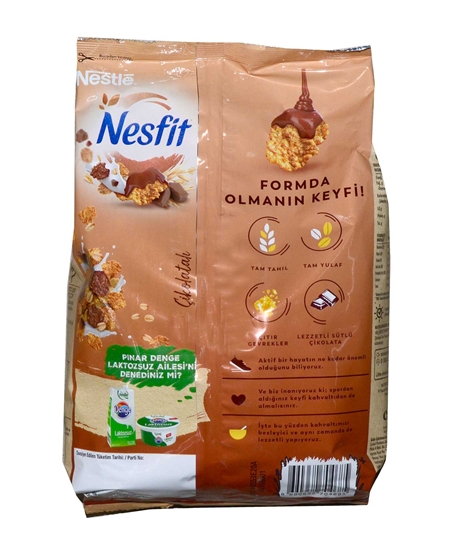 Picture of Nesfit Whole Grain and Rice Flakes 400 gr Chocolate