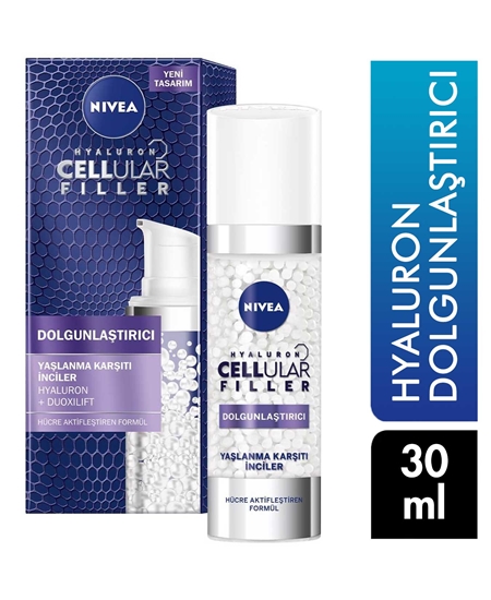 Picture of Nivea Visage Cellular Anti-Aging Skin Plumping Pearl Flakes Serum 30 ml