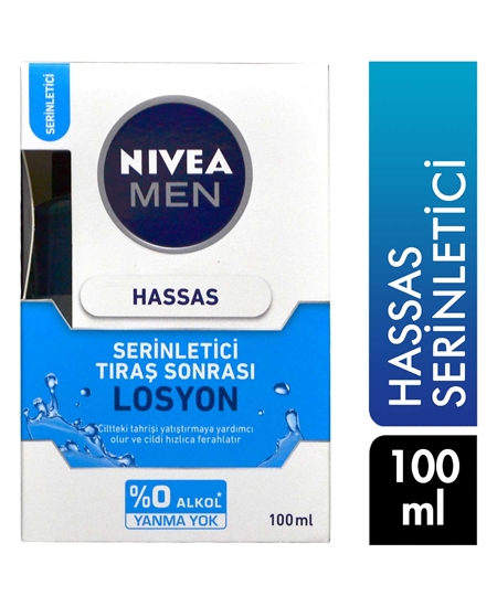 Picture of Nivea Men After Shave Lotion 100 ml Sensitive Refreshing