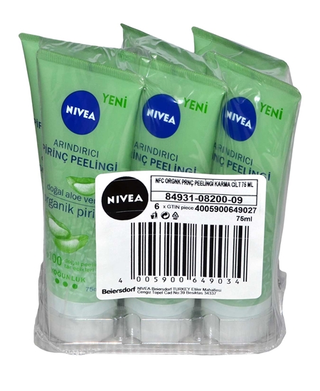 Picture of Nivea Organic Rice Peeling Aloe Vera 75 ml Green