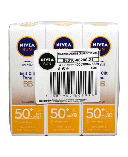 Picture of Nivea Sun Anti-Age & Anti-Blemish & BB Cream 50ml SPF 50+