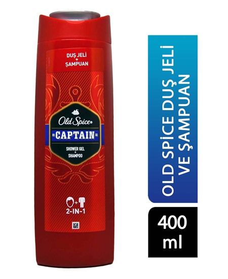 Picture of  Old Spice Shower Gel and Shampoo 400 ml 2in1 Captain