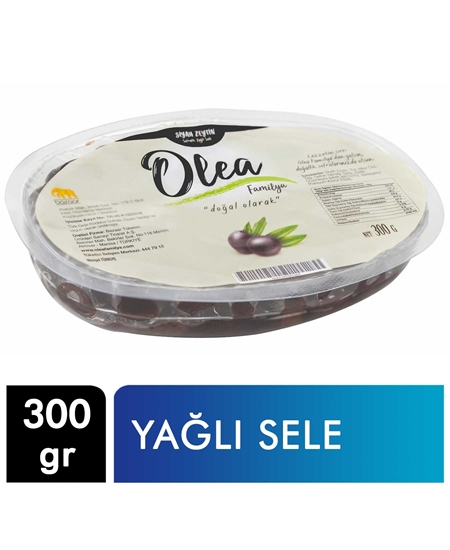 Picture of Olea Familya Siyah Zeytin Vakumlu 300 g X 20'li Koli Yağlı Sele