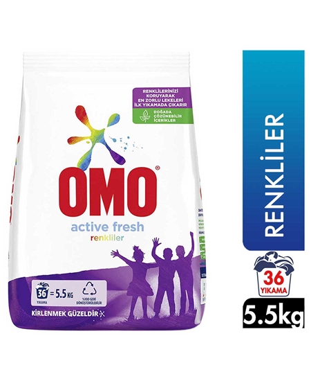 Picture of Omo Matik Act Fresh For Color Laundry 4 x 5.5 kg