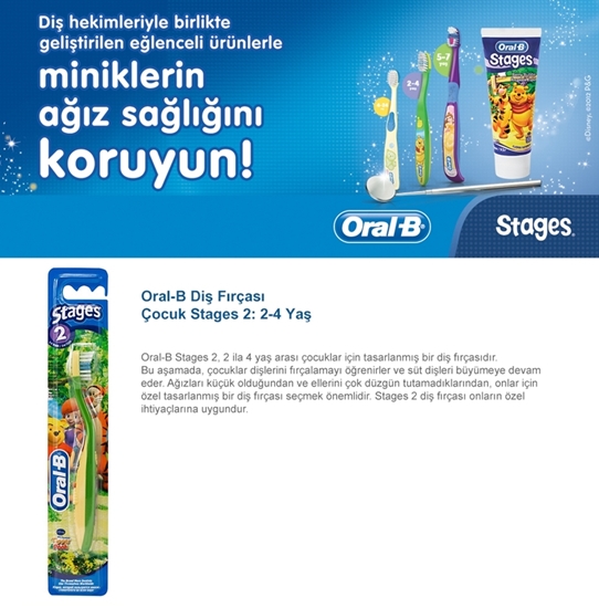 Picture of Oral B Diş Fırçası Çocuk Stages 2: 2-4 Yaş