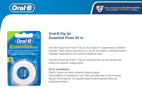 Picture of Oral B Essential Floss 50m 