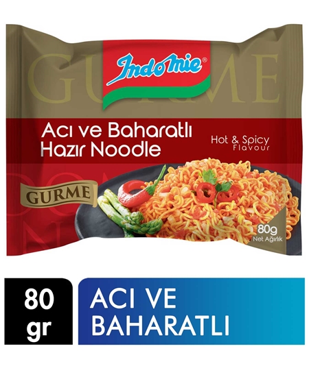 Picture of İndomie Gurme Acı ve Baharatlı Noodle 80 g X 40'lı Koli